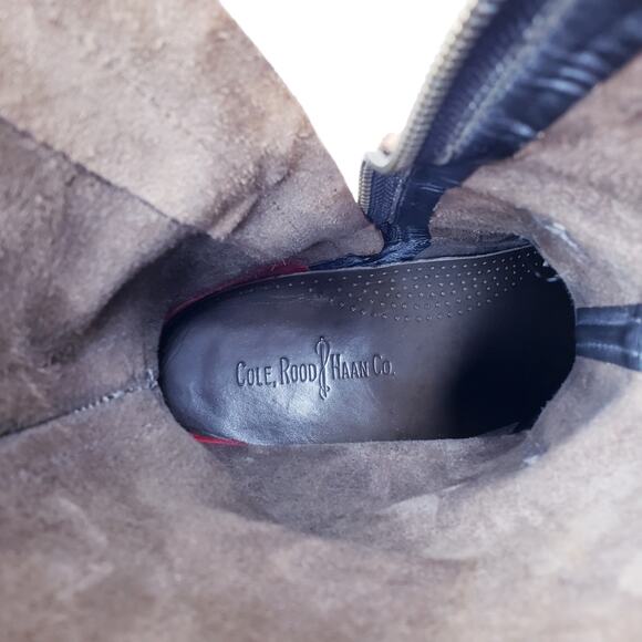 *RARE*~COLE , ROOD & HAAN CO. The Hague Smog Tall Harness Biker Boots Men's 9M - Picture 2 of 16